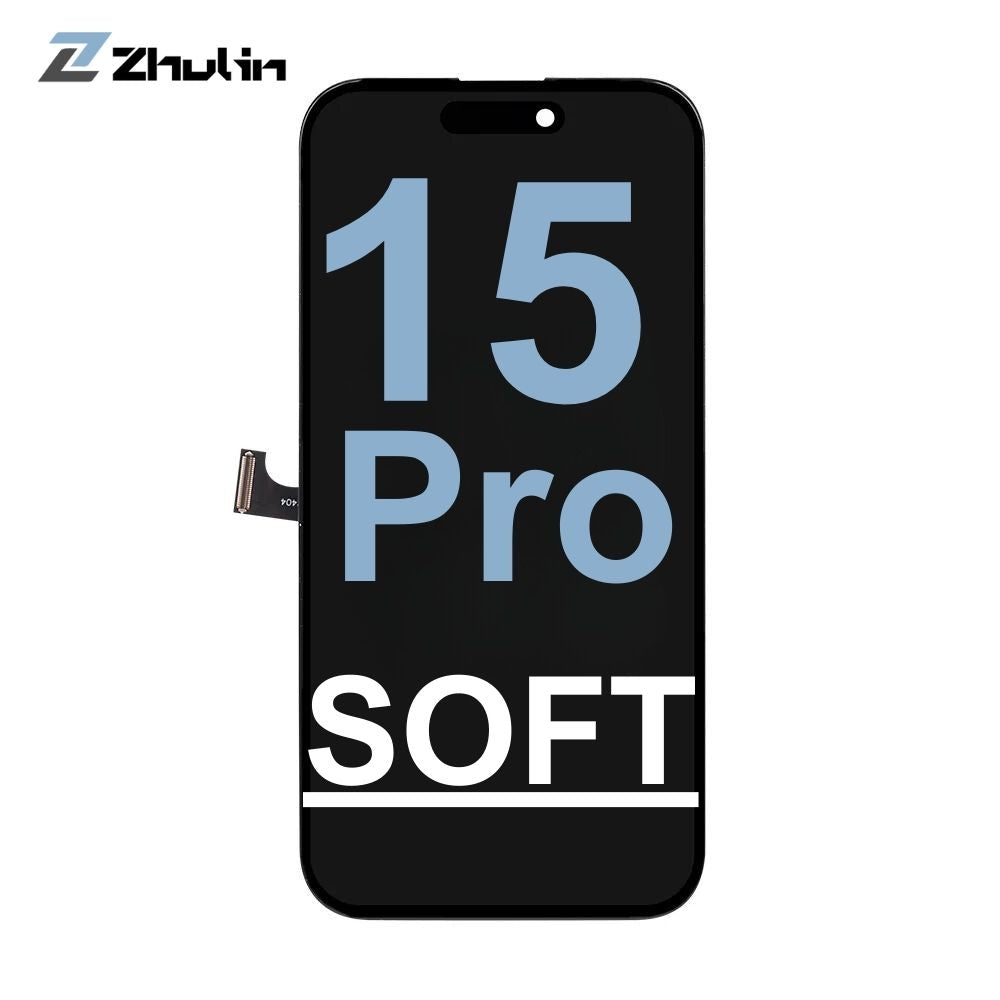 ZL iPhone 15 Pro Soft OLED Screen Assembly Replacement AAA+ Quality