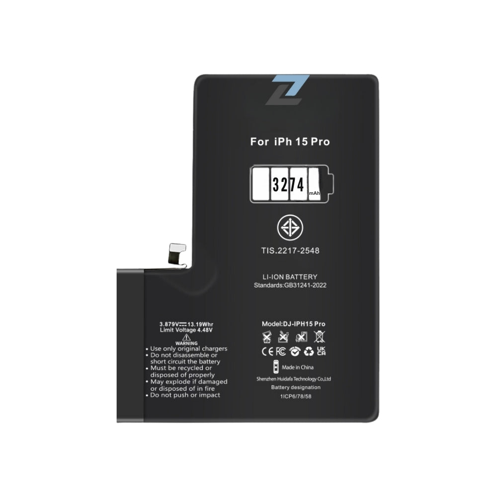 ZL IPhone 15 Pro Standard Capacity Battery 3274 mAh