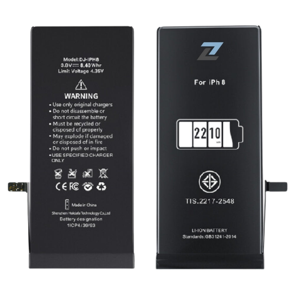 ZL IPhone 8 High Capacity Battery 2210 mAh