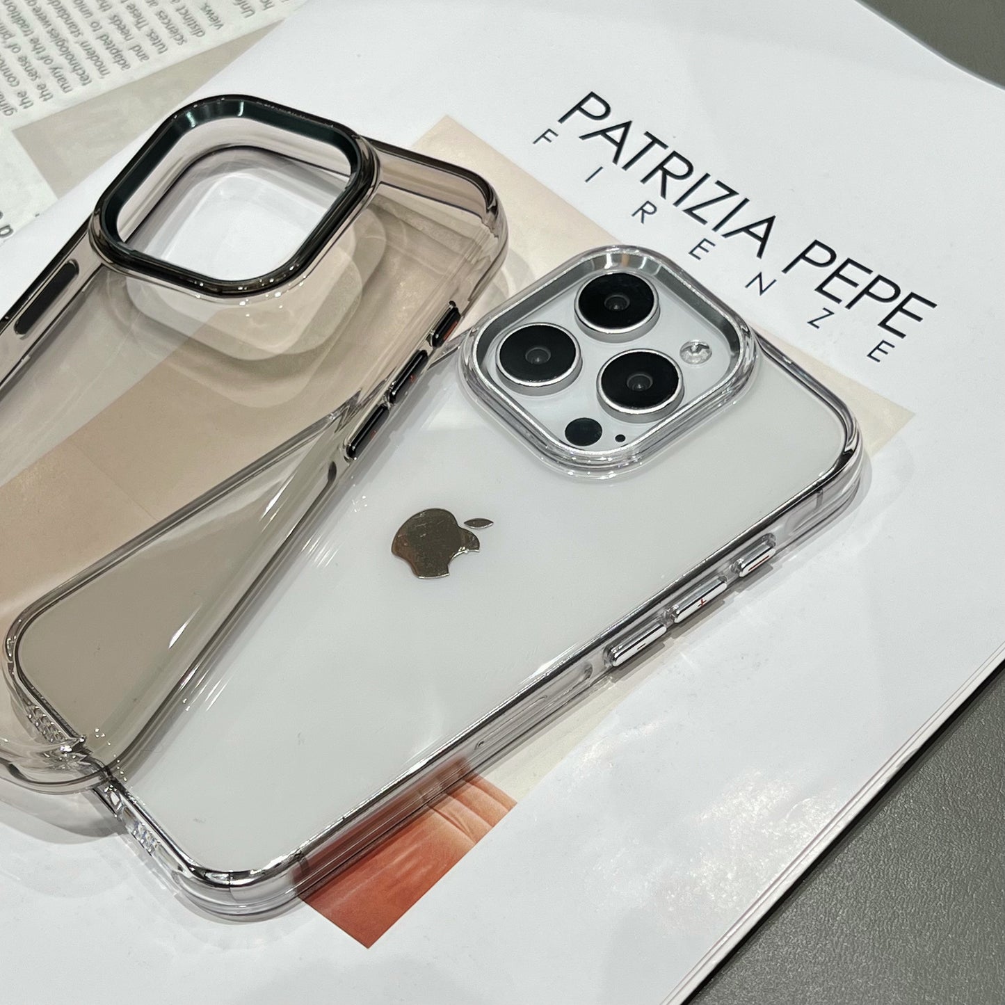 Never yellow clear phone cases