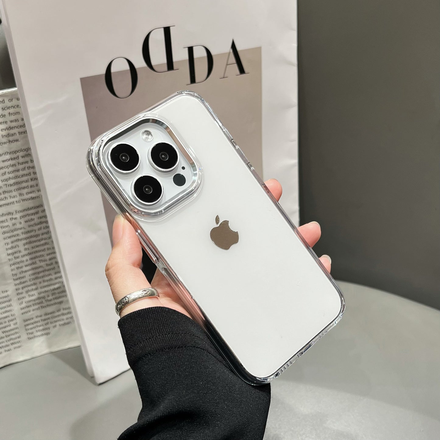 Never yellow clear phone cases
