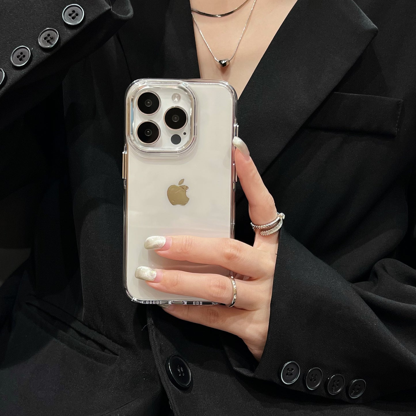 Never yellow clear phone cases