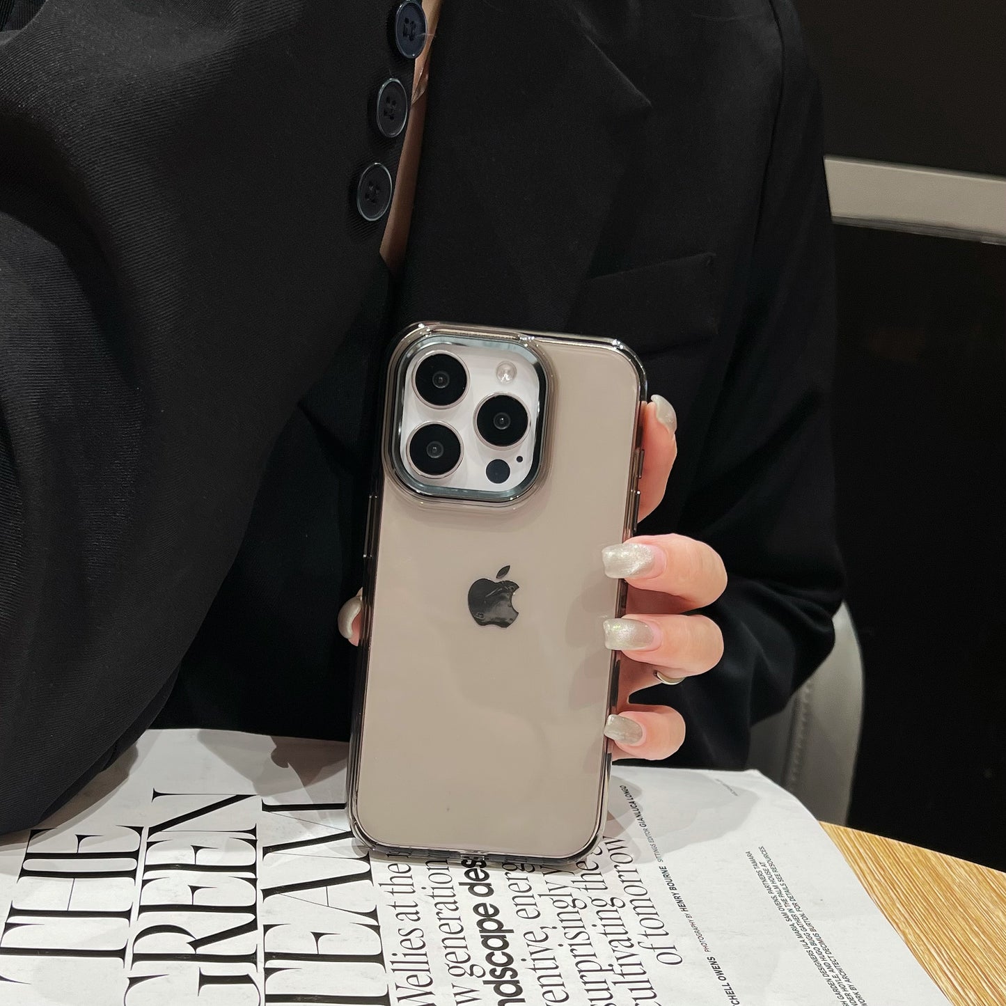 Never yellow clear phone cases