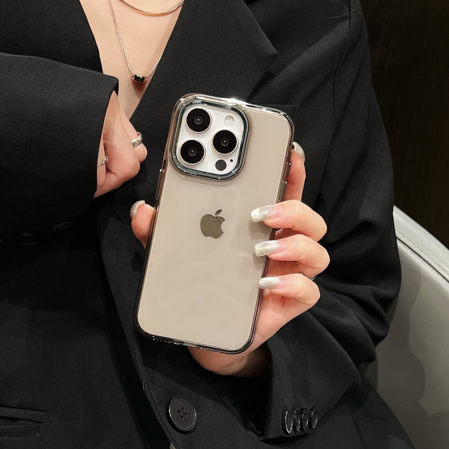 Never yellow clear phone cases
