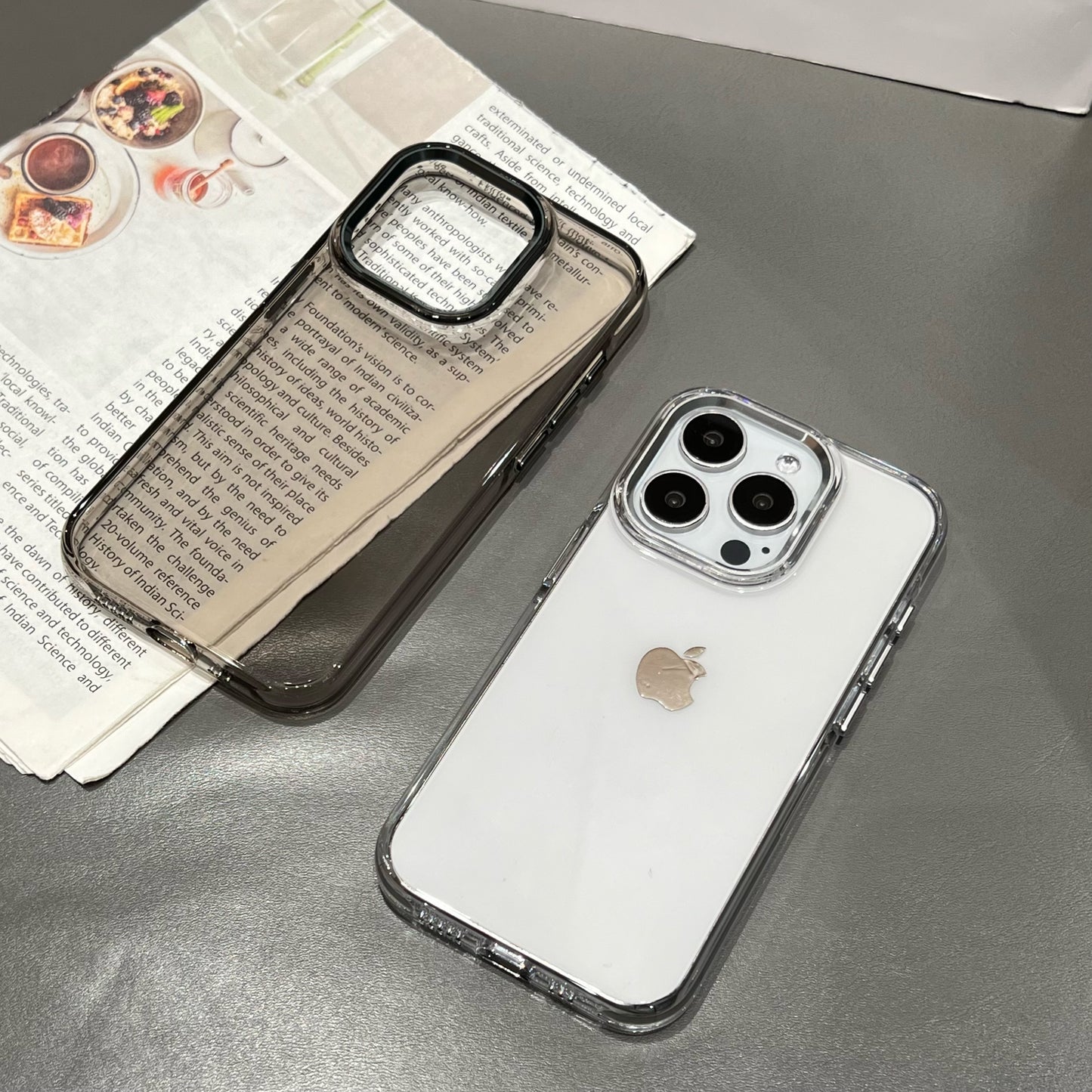 Never yellow clear phone cases