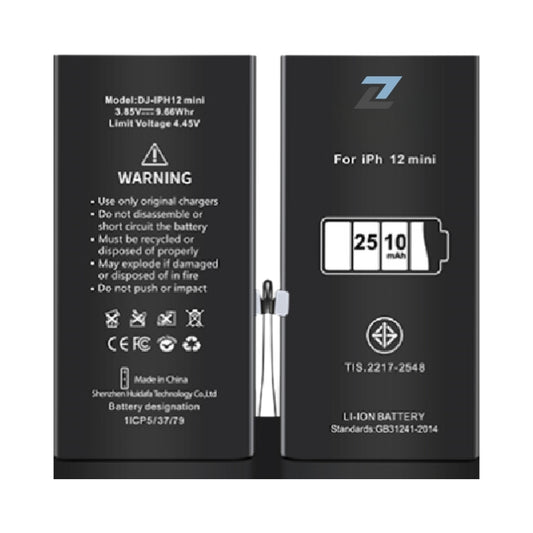 ZL IPhone 12 Mini High Capacity Battery 2510 mAh