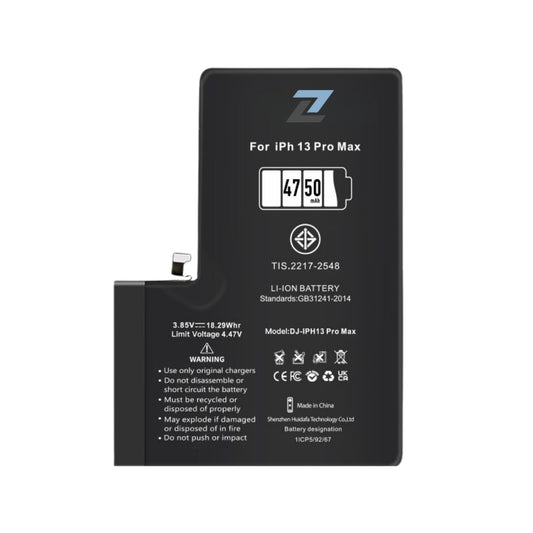 ZL IPhone 13 Pro Max High Capacity Battery 4750 mAh