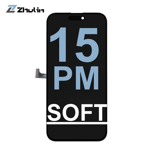 ZL iPhone 15 Pro Max Soft OLED Screen Assembly Replacement  AAA+ Quality