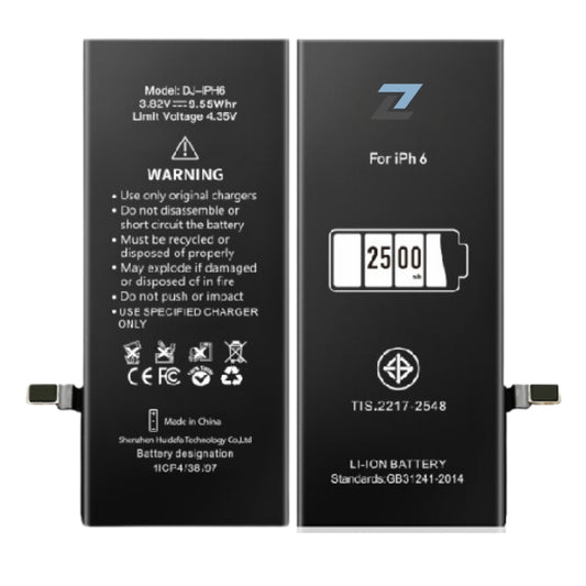ZL IPhone 6 High Capacity Battery 2500 mAh