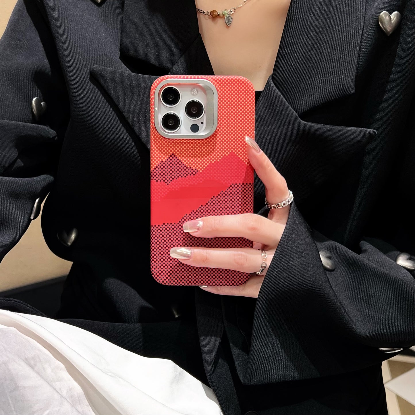 Mountain weaving phone case