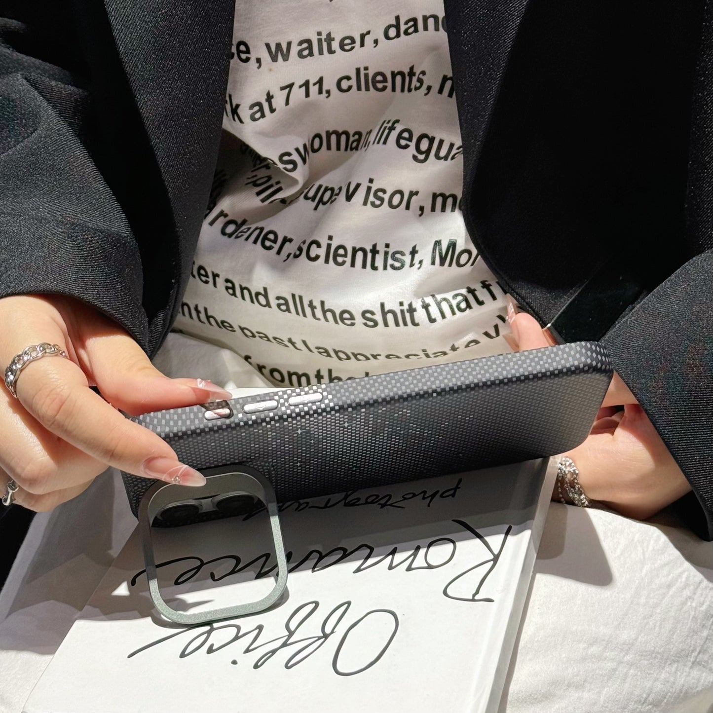 Star weaving phone case